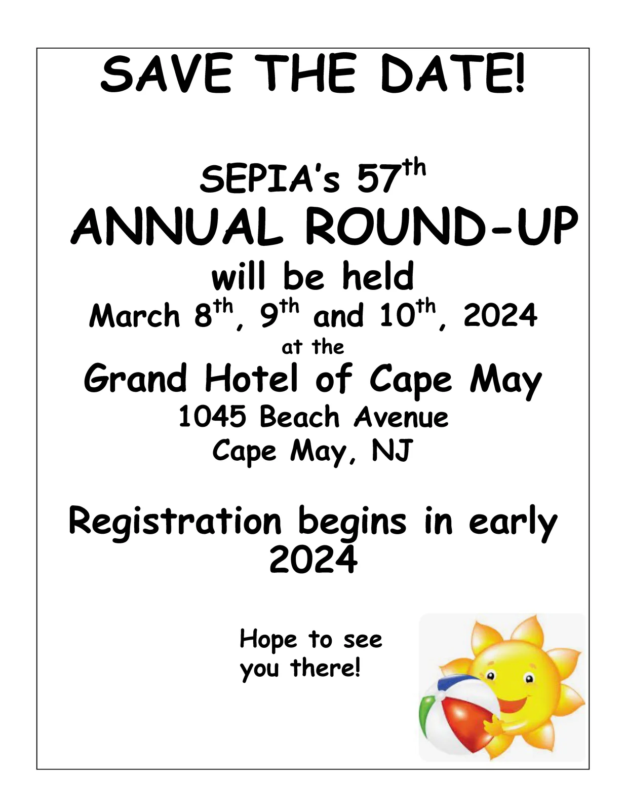Save the Date Round-Up 2024