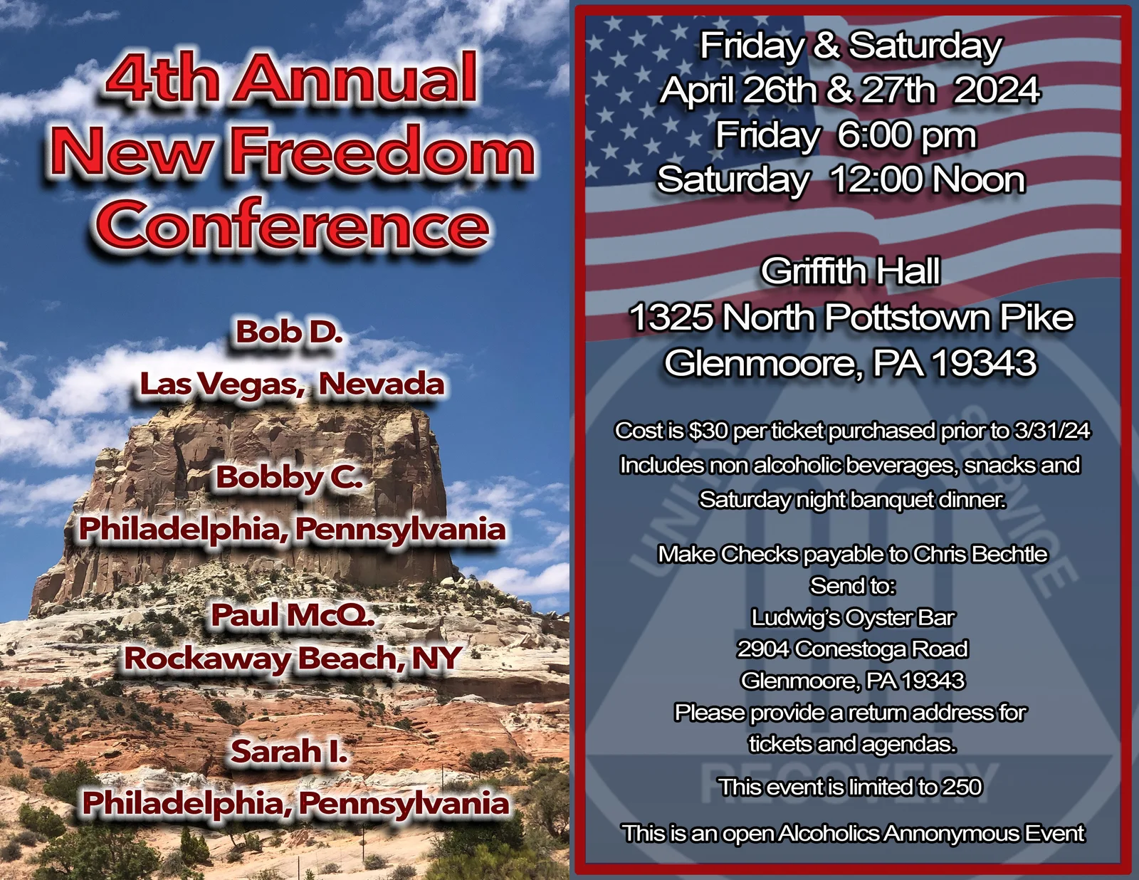 april 27 28 New Freedome Conference